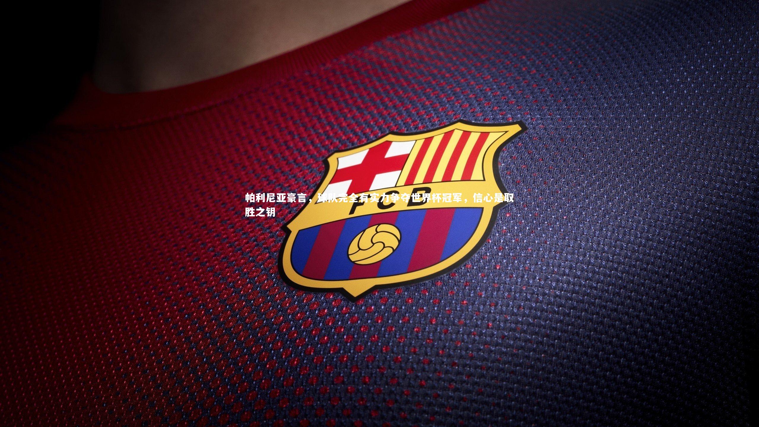 帕利尼亚豪言,球队完全有实力争夺世界杯冠军,信心是取胜之钥